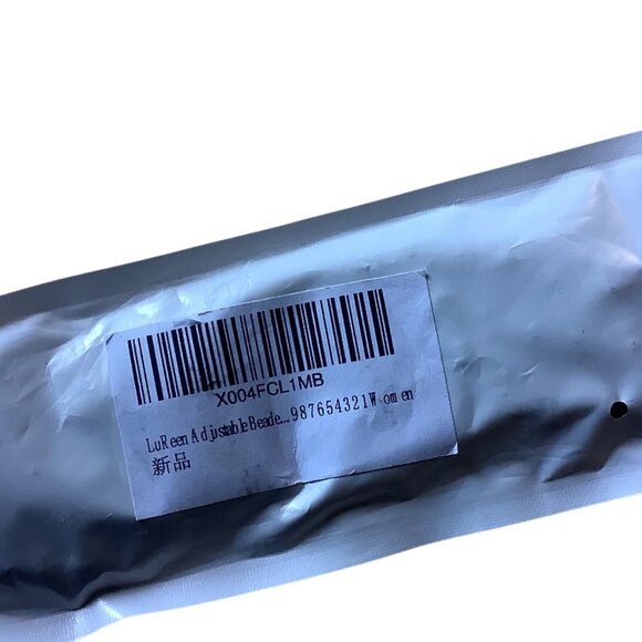 Luxgreen Adjustable Beaded Watch Band For 42/44/45/49mm Apple Watch - Picture 3 of 3